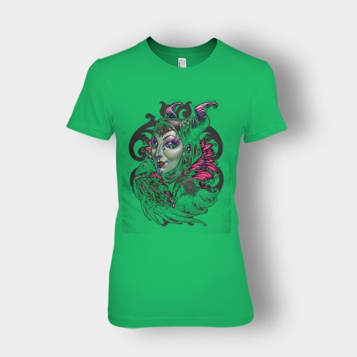 Graphic-Art-Disney-Maleficient-Inspired-Ladies-T-Shirt-Irish-Green
