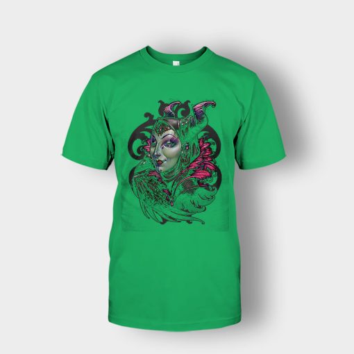 Graphic-Art-Disney-Maleficient-Inspired-Unisex-T-Shirt-Irish-Green