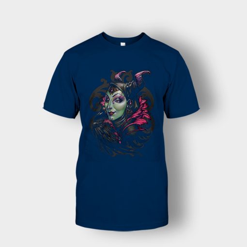 Graphic-Art-Disney-Maleficient-Inspired-Unisex-T-Shirt-Navy