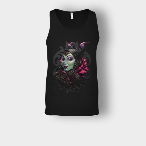 Graphic-Art-Disney-Maleficient-Inspired-Unisex-Tank-Top-Black