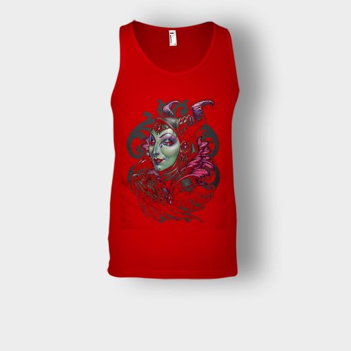 Graphic-Art-Disney-Maleficient-Inspired-Unisex-Tank-Top-Red