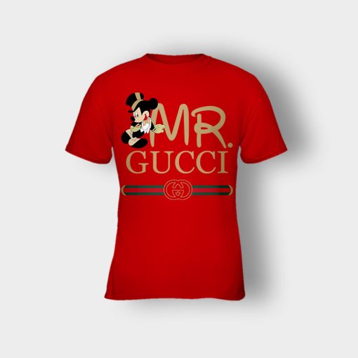 Gucci-Couple-Disney-Mickey-Valentines-Day-Kids-T-Shirt-Red