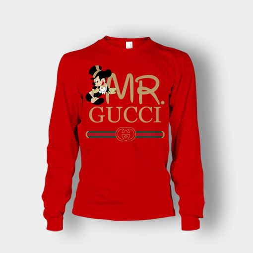 Gucci-Couple-Disney-Mickey-Valentines-Day-Unisex-Long-Sleeve-Red