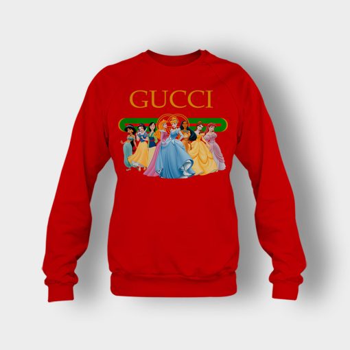 Gucci-Disney-Princess-Aurora-Jasmin-Cinderella-Belle-Snow-White-Crewneck-Sweatshirt-Red