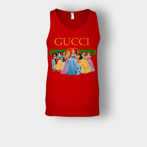 Gucci-Disney-Princess-Aurora-Jasmin-Cinderella-Belle-Snow-White-Unisex-Tank-Top-Red