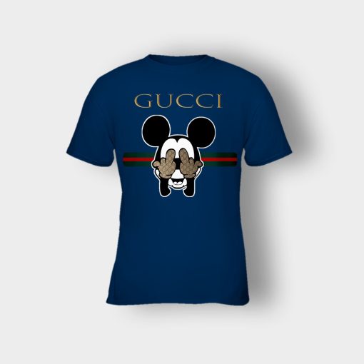 Gucci-Funny-Mickey-Mouse-Disney-Kids-T-Shirt-Navy