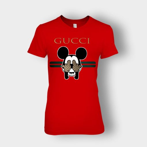 Gucci-Funny-Mickey-Mouse-Disney-Ladies-T-Shirt-Red
