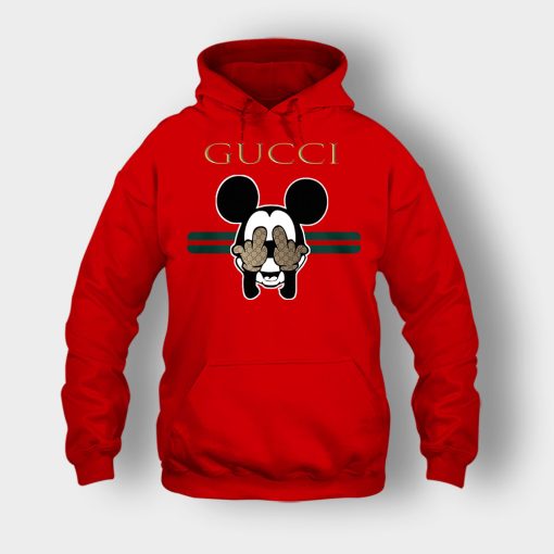 Gucci-Funny-Mickey-Mouse-Disney-Unisex-Hoodie-Red