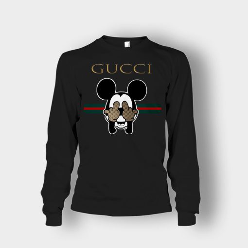 Gucci-Funny-Mickey-Mouse-Disney-Unisex-Long-Sleeve-Black