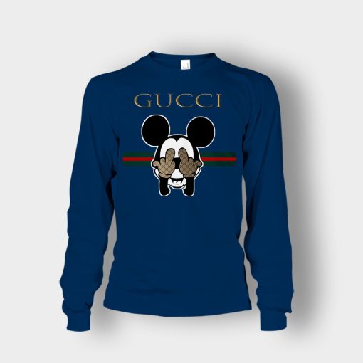 Gucci-Funny-Mickey-Mouse-Disney-Unisex-Long-Sleeve-Navy
