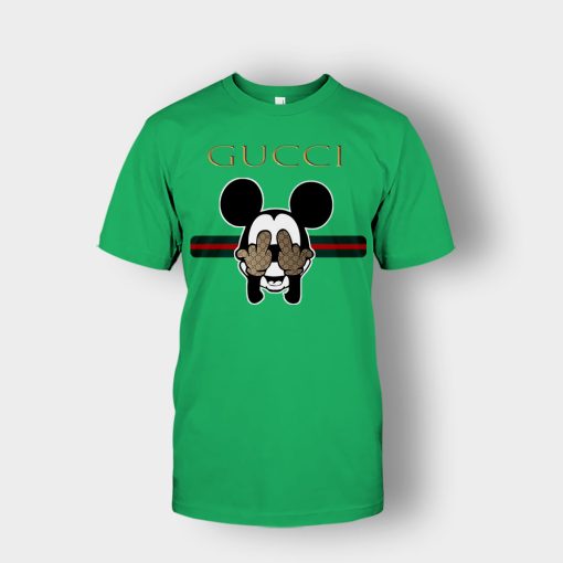 Gucci-Funny-Mickey-Mouse-Disney-Unisex-T-Shirt-Irish-Green