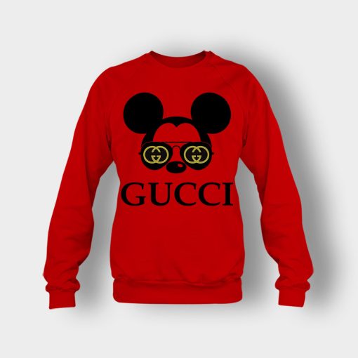 Gucci-Mickey-Mouse-Glasses-Disney-Crewneck-Sweatshirt-Red