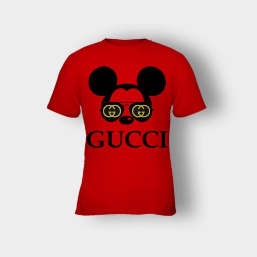 Gucci-Mickey-Mouse-Glasses-Disney-Kids-T-Shirt-Red