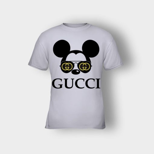 Gucci-Mickey-Mouse-Glasses-Disney-Kids-T-Shirt-Sport-Grey