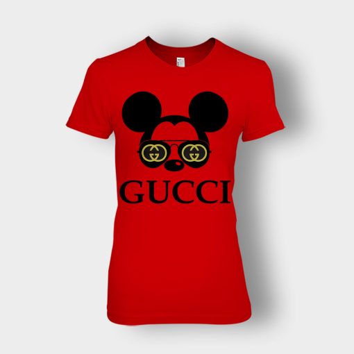 Gucci-Mickey-Mouse-Glasses-Disney-Ladies-T-Shirt-Red