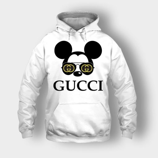 Gucci-Mickey-Mouse-Glasses-Disney-Unisex-Hoodie-White