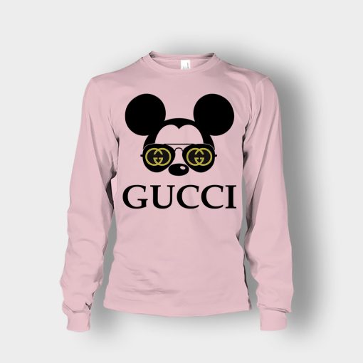 Gucci-Mickey-Mouse-Glasses-Disney-Unisex-Long-Sleeve-Light-Pink