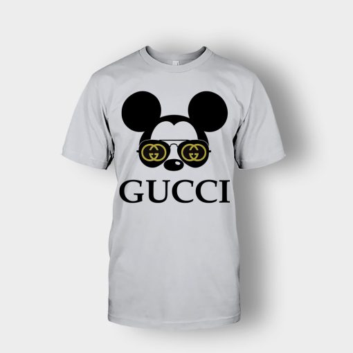 Gucci-Mickey-Mouse-Glasses-Disney-Unisex-T-Shirt-Ash