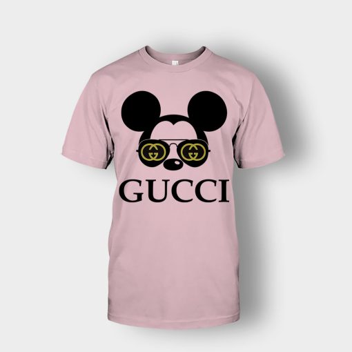 Gucci-Mickey-Mouse-Glasses-Disney-Unisex-T-Shirt-Light-Pink