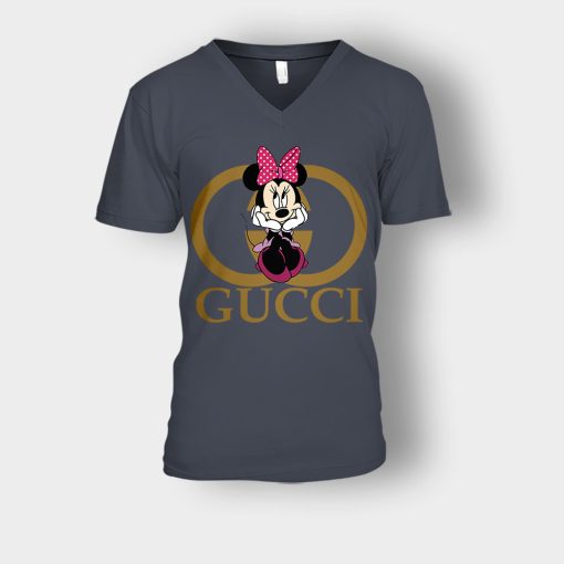 Gucci-Walt-Disney-Minnie-Mouse-Gang-Unisex-V-Neck-T-Shirt-Dark-Heather
