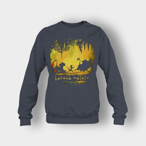 Hakuna-Matata-The-Lion-King-Disney-Inspired-Crewneck-Sweatshirt-Dark-Heather