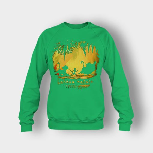Hakuna-Matata-The-Lion-King-Disney-Inspired-Crewneck-Sweatshirt-Irish-Green