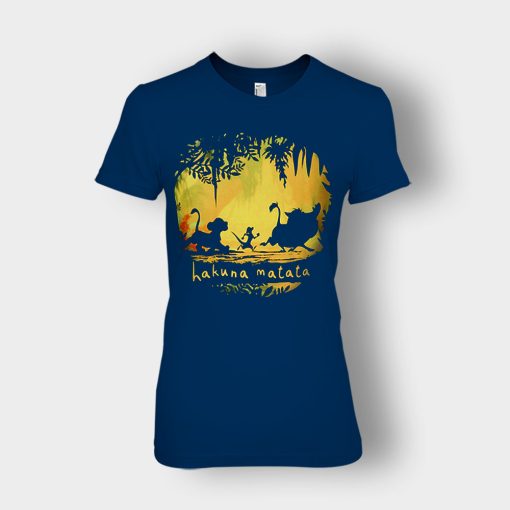 Hakuna-Matata-The-Lion-King-Disney-Inspired-Ladies-T-Shirt-Navy