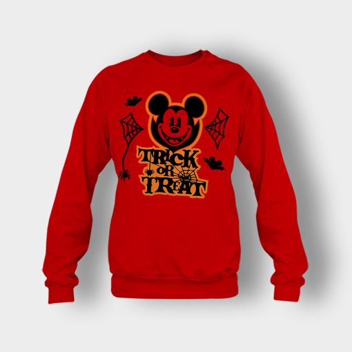 Halloween-Trick-Or-Treat-Disney-Mickey-Inspired-Crewneck-Sweatshirt-Red