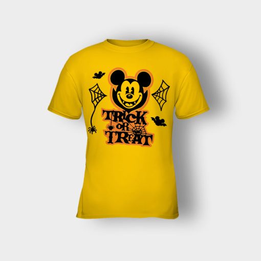 Halloween-Trick-Or-Treat-Disney-Mickey-Inspired-Kids-T-Shirt-Gold