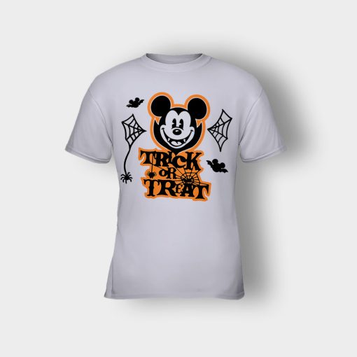 Halloween-Trick-Or-Treat-Disney-Mickey-Inspired-Kids-T-Shirt-Sport-Grey