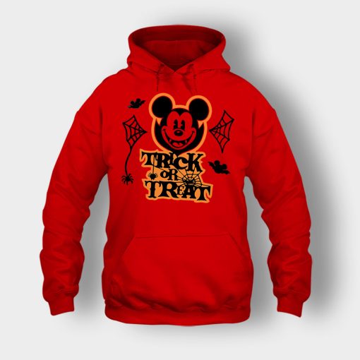 Halloween-Trick-Or-Treat-Disney-Mickey-Inspired-Unisex-Hoodie-Red