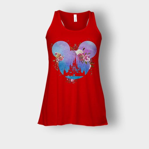 Head-Floral-Disney-Mickey-Inspired-Bella-Womens-Flowy-Tank-Red