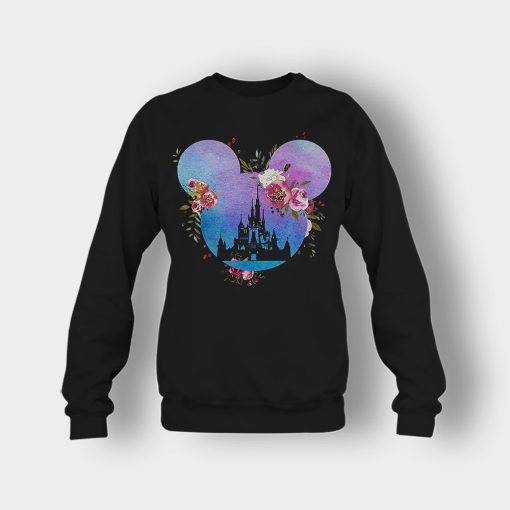 Head-Floral-Disney-Mickey-Inspired-Crewneck-Sweatshirt-Black