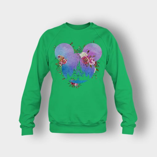 Head-Floral-Disney-Mickey-Inspired-Crewneck-Sweatshirt-Irish-Green