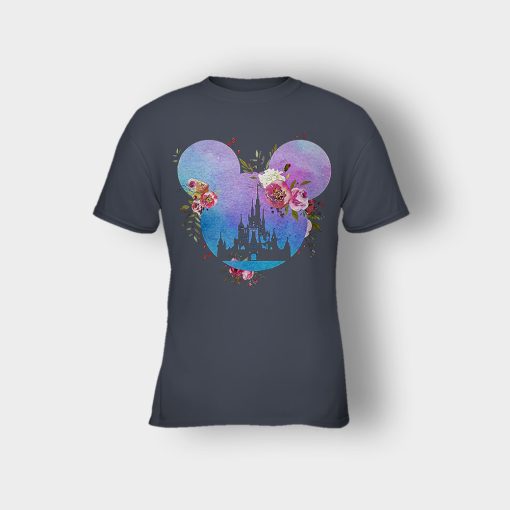 Head-Floral-Disney-Mickey-Inspired-Kids-T-Shirt-Dark-Heather