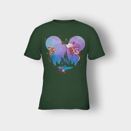 Head-Floral-Disney-Mickey-Inspired-Kids-T-Shirt-Forest