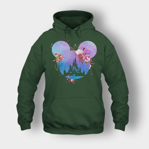 Head-Floral-Disney-Mickey-Inspired-Unisex-Hoodie-Forest