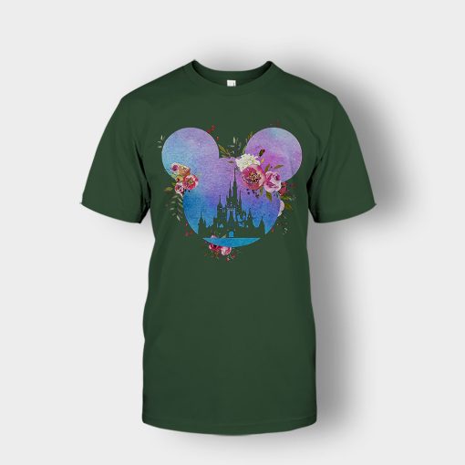 Head-Floral-Disney-Mickey-Inspired-Unisex-T-Shirt-Forest