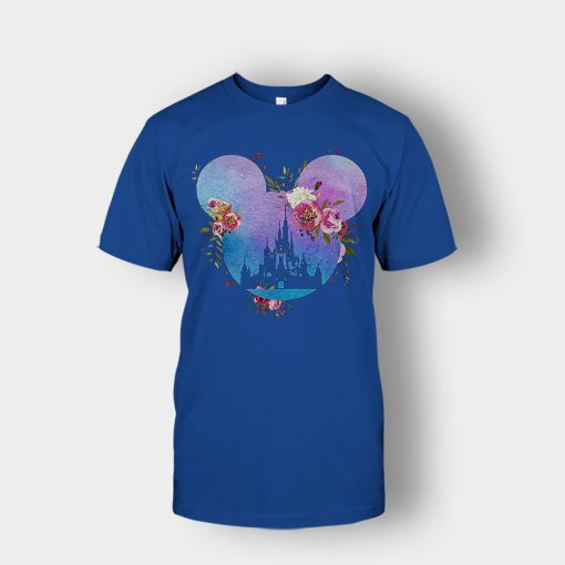 Head-Floral-Disney-Mickey-Inspired-Unisex-T-Shirt-Royal