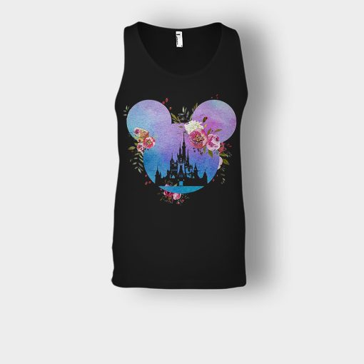 Head-Floral-Disney-Mickey-Inspired-Unisex-Tank-Top-Black