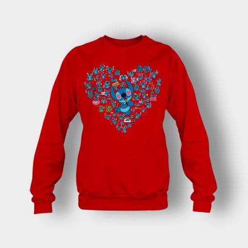 Heart-Lover-Disney-Lilo-And-Stitch-Crewneck-Sweatshirt-Red