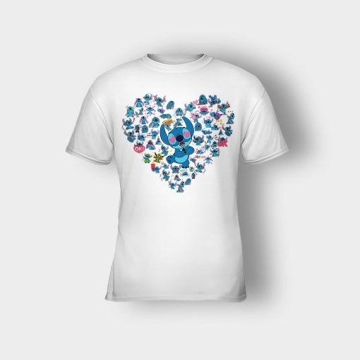 Heart-Lover-Disney-Lilo-And-Stitch-Kids-T-Shirt-White