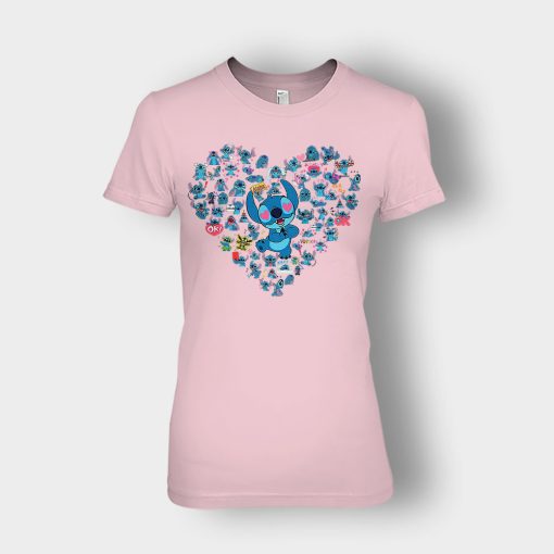 Heart-Lover-Disney-Lilo-And-Stitch-Ladies-T-Shirt-Light-Pink