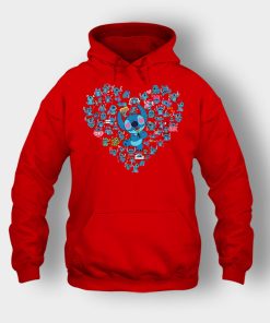 Heart-Lover-Disney-Lilo-And-Stitch-Unisex-Hoodie-Red