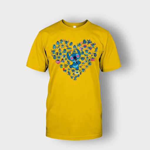 Heart-Lover-Disney-Lilo-And-Stitch-Unisex-T-Shirt-Gold