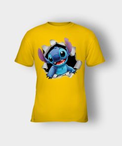 Hello-From-Disney-Lilo-And-Stitch-Kids-T-Shirt-Gold