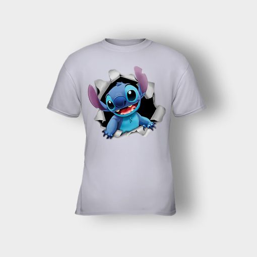 Hello-From-Disney-Lilo-And-Stitch-Kids-T-Shirt-Sport-Grey