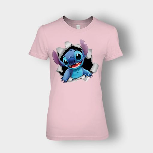 Hello-From-Disney-Lilo-And-Stitch-Ladies-T-Shirt-Light-Pink