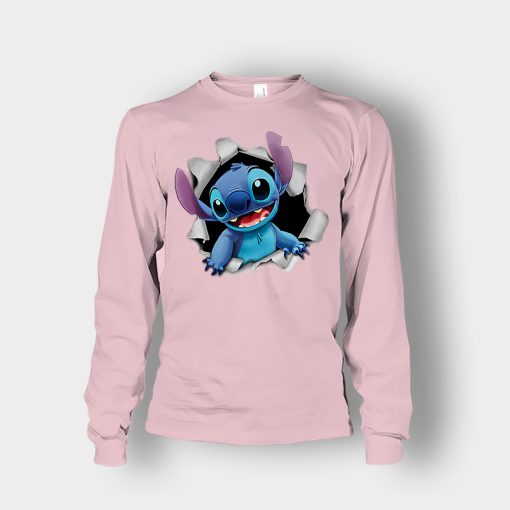 Hello-From-Disney-Lilo-And-Stitch-Unisex-Long-Sleeve-Light-Pink