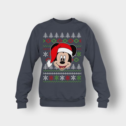 Hello-Xmas-Disney-Mickey-Inspired-Crewneck-Sweatshirt-Dark-Heather